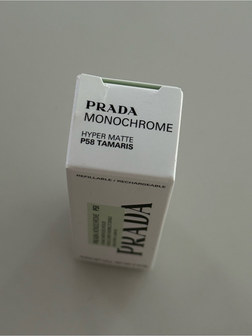New Prada Monochrome Hyper Matte Lipstick - P58 Tamaris - Picture 5 of 6